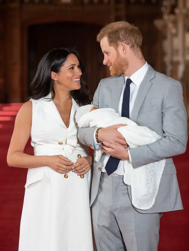 The Duke & Duchess Of Sussex introduced their son to the world today at Windsor Castle