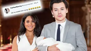 News channel mistakenly says Harry Styles & Meghan Markle had a baby