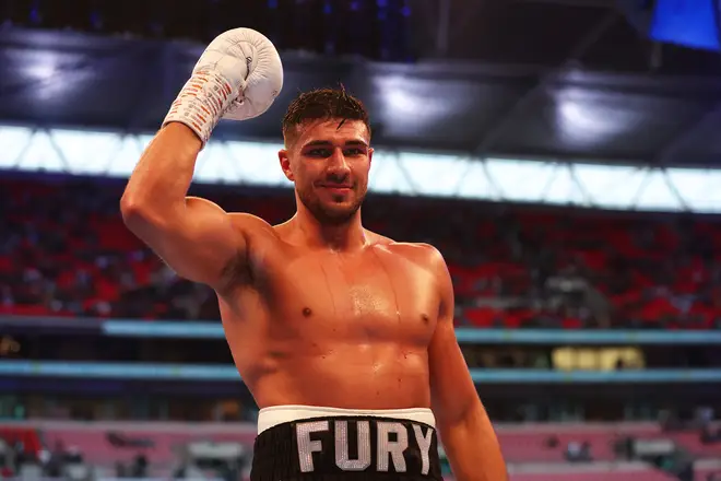 Tommy Fury fought in Dubai over the weekend