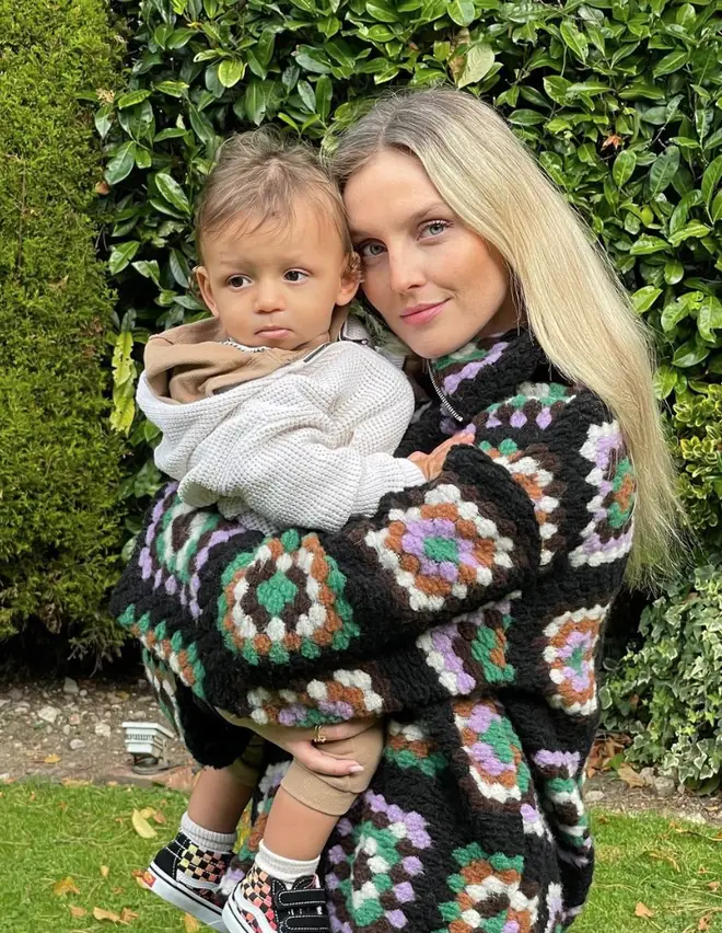 Perrie Edwards welcomed son Axel in August 2021