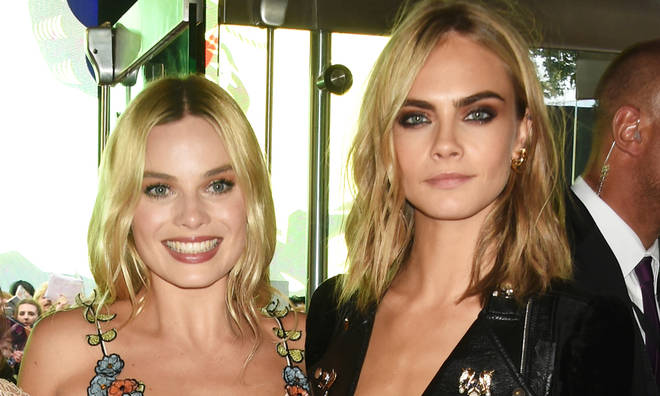 Margot Robbie addressed the pictures of her 'crying' outside of 'Cara Delevingne's house'