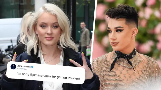 Zara Larsson apologised to James Charles following her posts on Twitter