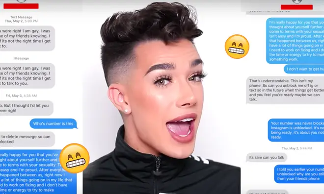 James Charles sees fresh accusations of Photoshopping messages in clap back video