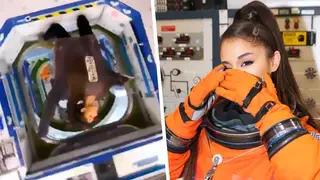 Ariana Grande shared an Instagram Story of her visit to NASA