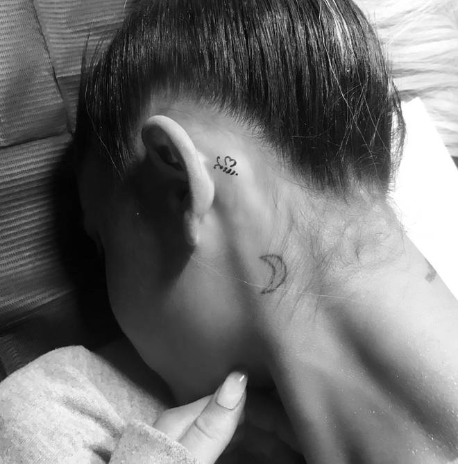 Ariana Grande has a bee tattoo to remember those in the Manchester bombings