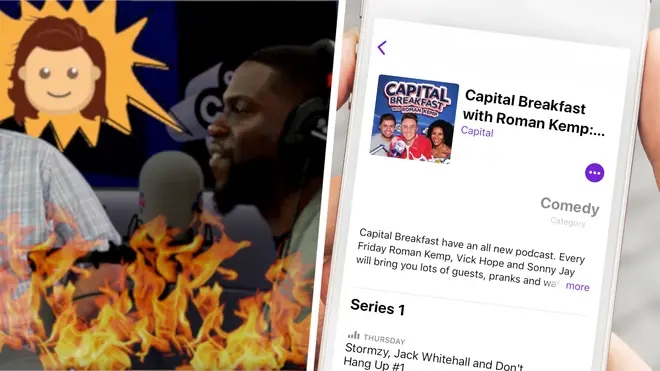 Kevin Hart, Eric Stonestreet and Taron Egerton all appear on Capital Breakfast's podcast