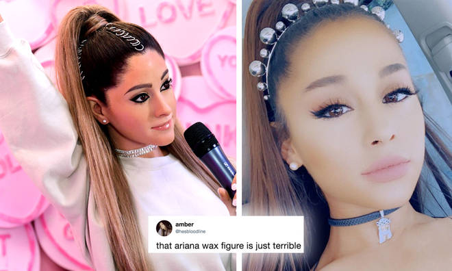 Ariana Grande leaves shady comment about her waxwork