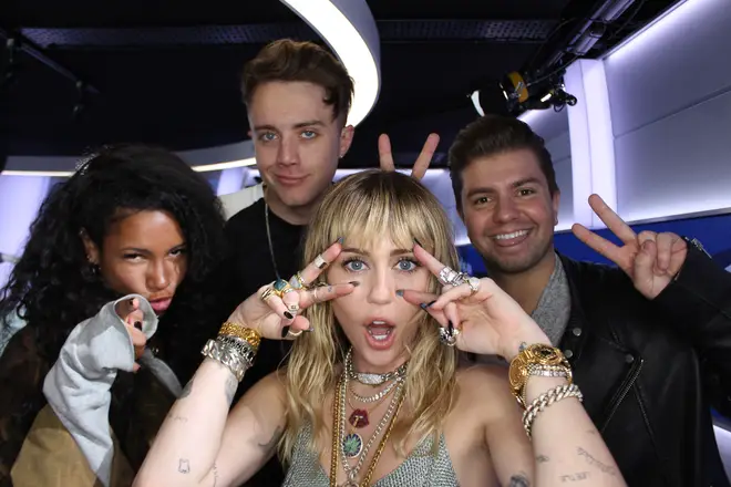 Miley Cyrus caught up with Capital Breakfast with Roman Kemp