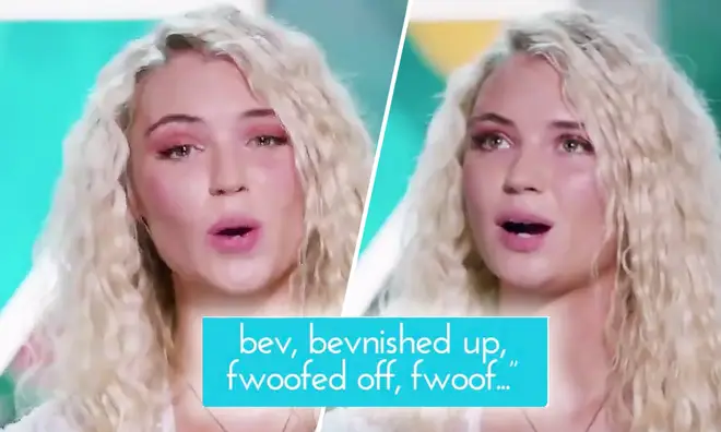 Love Island contestant introduces her 'slang' into the show