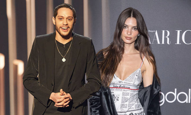 Pete Davidson and Emily Ratajkowski have been spotted getting cosy in their first PDA photos