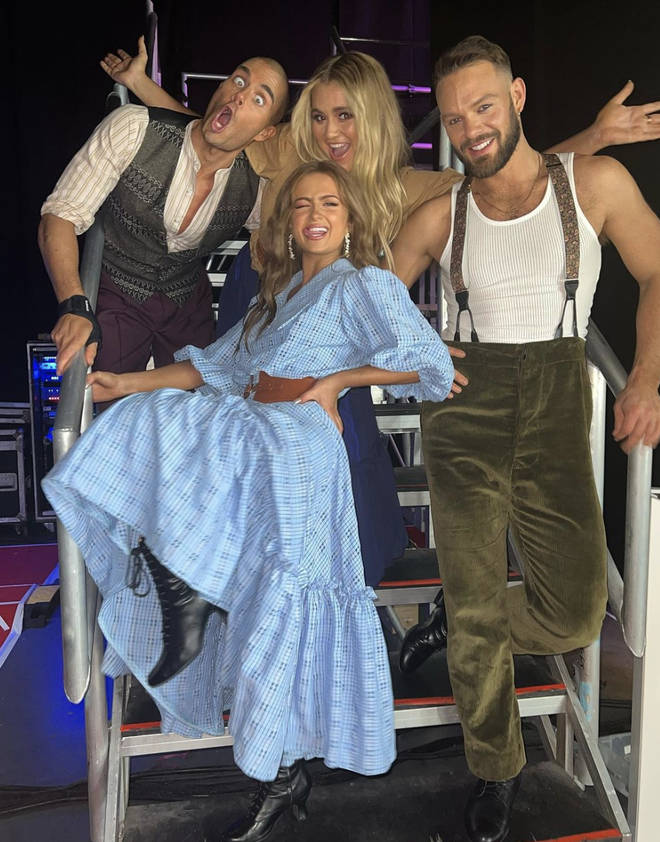 Max George and Maisie Smith grew close on the Strictly live tour