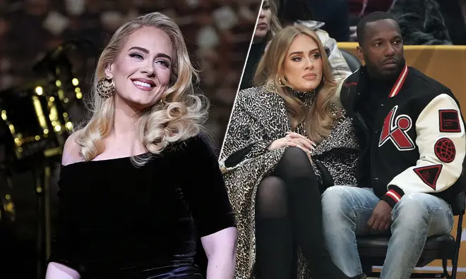 Adele shared a sweet moment with boyfriend Rich Paul during her Vegas show