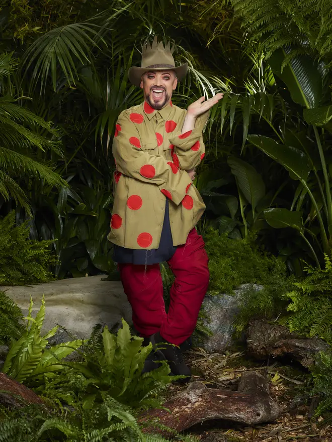 Boy George apparently wanted to fly home immediately after I'm A Celeb