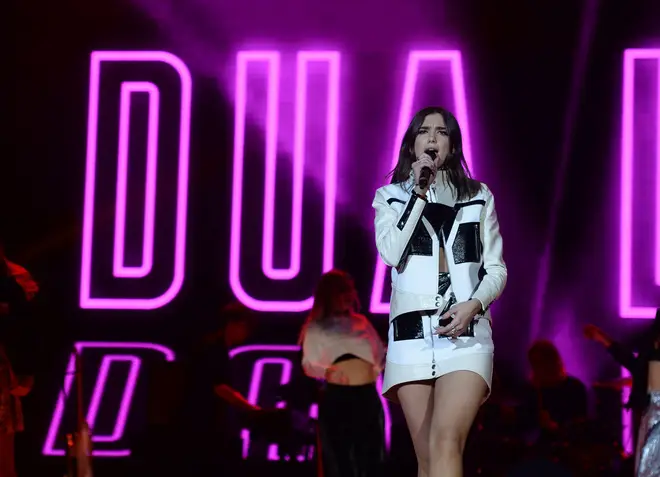 Dua Lipa first sang at the Jingle Bell Ball in 2016