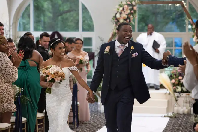 Iyanna and Jarrette were one of a few couples to actually say 'I do' on Love is Blind season 2