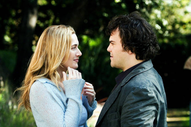 Kate Winslet and Jack Black as Iris and Miles in The Holiday