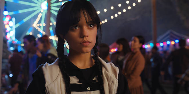 Jenna Ortega stars as Wednesday in the new Netflix series