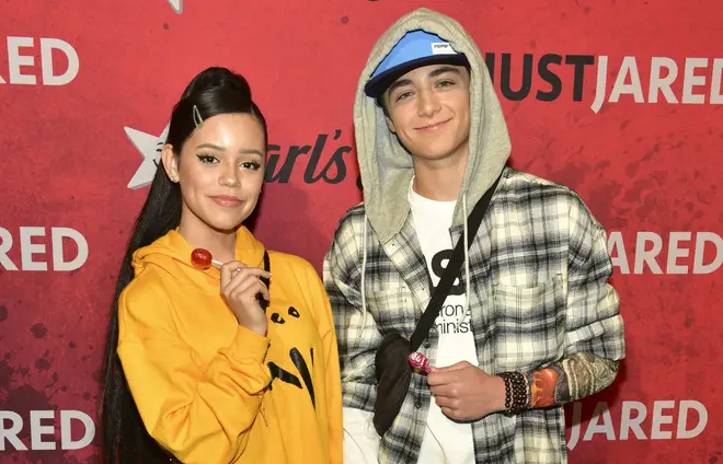 Jenna Ortega and Asher Angel in 2018