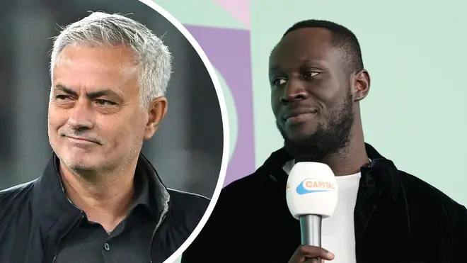 José Mourinho wished Stormzy good luck ahead of his performance