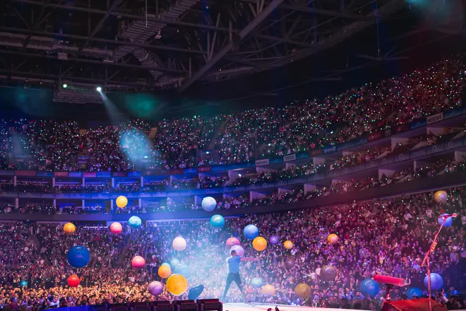 Coldplay brought the fun to the 16,000-strong crowd