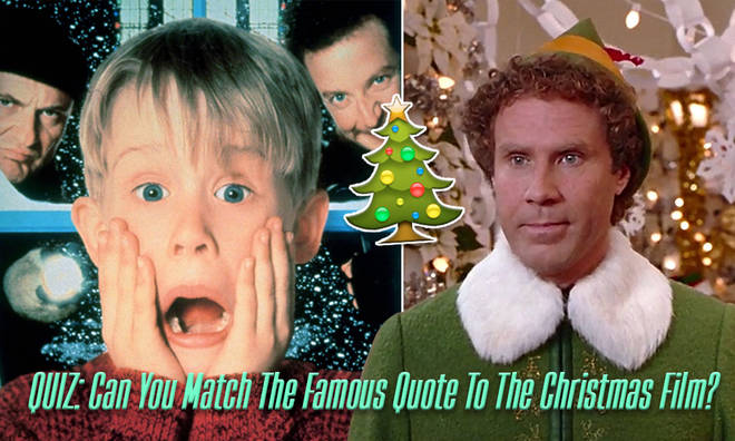 Match the iconic movie quote to the Christmas film!