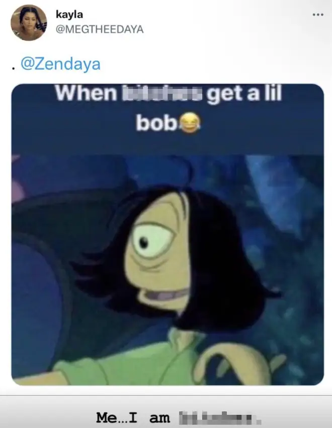 Zendaya shared a hilarious meme about her new haircut