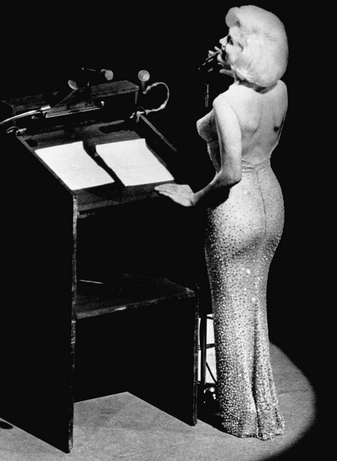 Marilyn Monroe made history in the dress in 1962