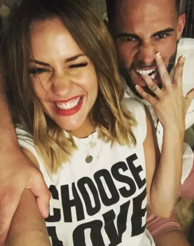 Caroline Flack was engaged to Andrew Brady last year