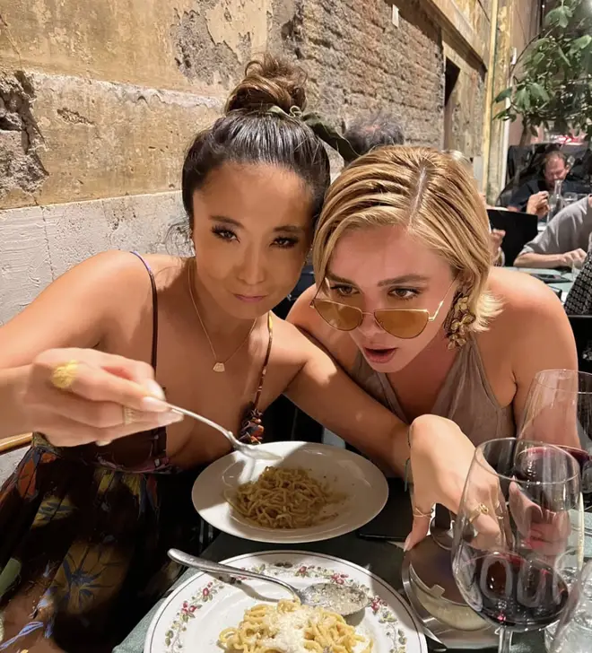 Ashley Park and Florence Pugh living their best lives in Rome