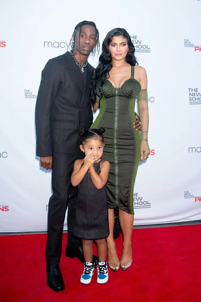 Kylie and Travis share a son and a daughter