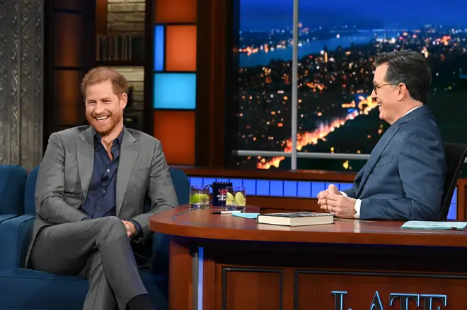 Prince Harry on The Late Show