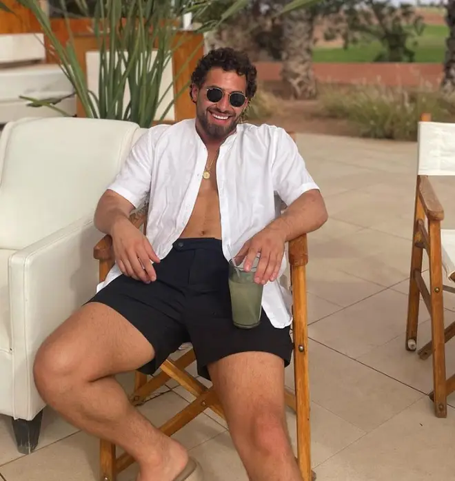 Love Island's Kem Cetinay on holiday