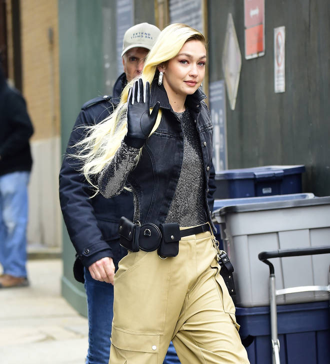 Gigi Hadid is back at work after a New Year break