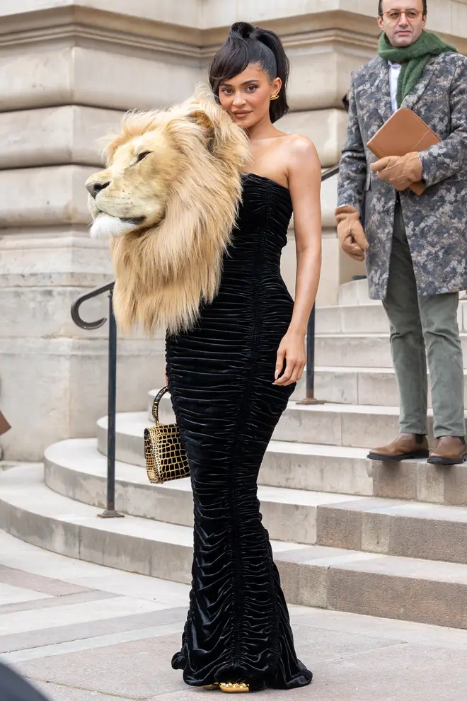 PETA commented on Kylie's lion head gown