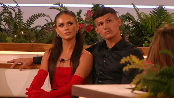 Haris Namani was coupled-up with Olivia Hawkins on Love Island