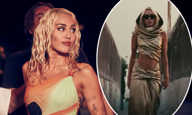 Miley Cyrus' gold dress has broken the internet