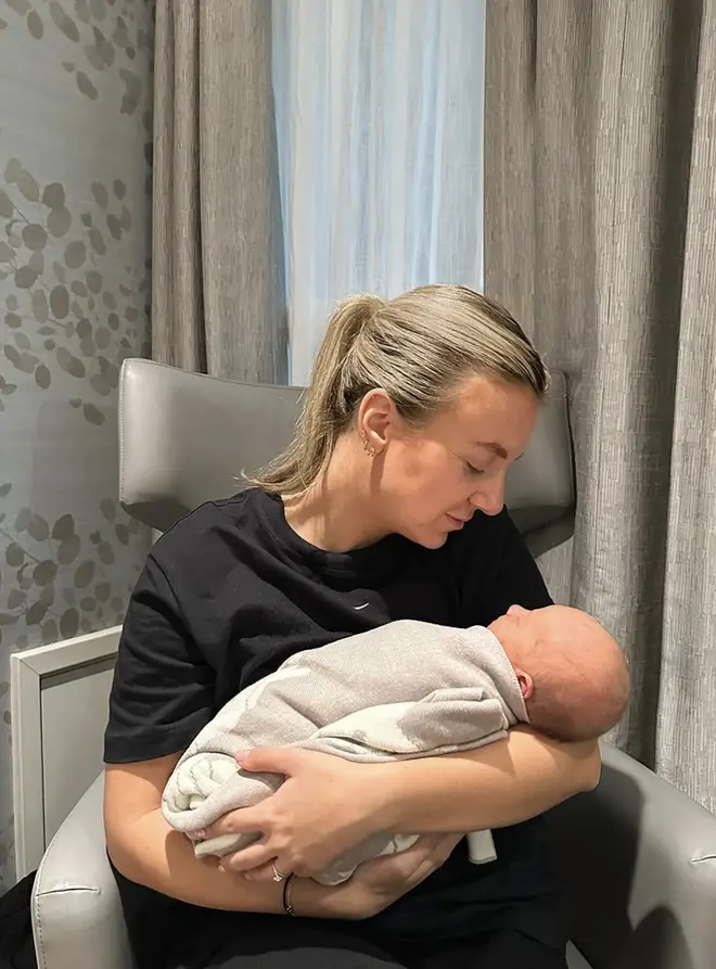 Zoe Hague shared pictures of baby Bambi