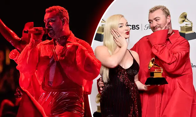 Sam Smith and Kim Petras gave a bold performance