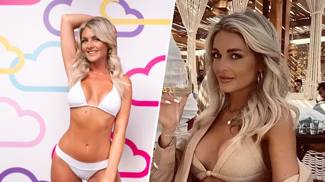 Claudia Fogarty arrived on Love Island during the heart race challenge
