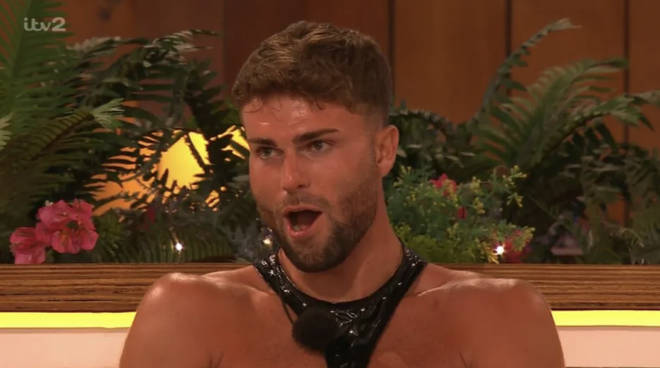 Tom Clare looked more shocked than the other boys when Claudia arrived in Love Island