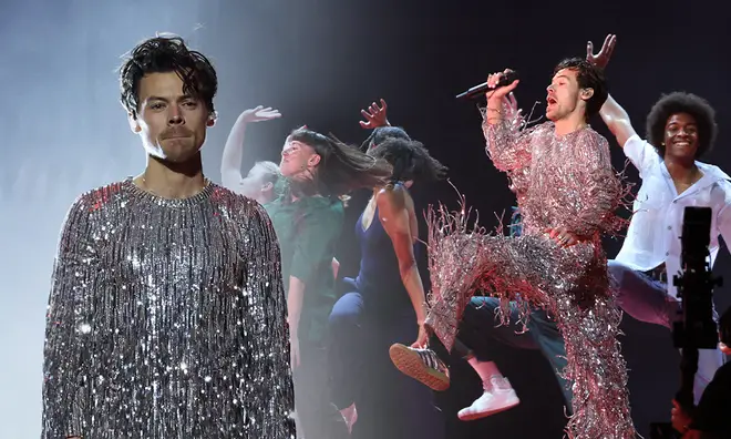 Harry Styles' And His Dancers Had To Perform In 'Reverse' After Grammys ...