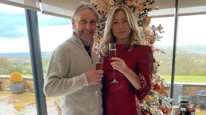 Carl Fogarty and his wife Michaela Fogarty
