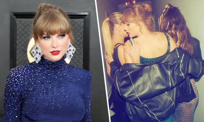 Taylor Swift wore something borrowed on Grammy night