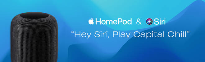 Listen To Capital On Apple Homepod & Siri. Picture: Global