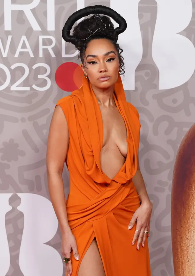 Leigh-Anne Pinnock stole the limelight in an orange dress