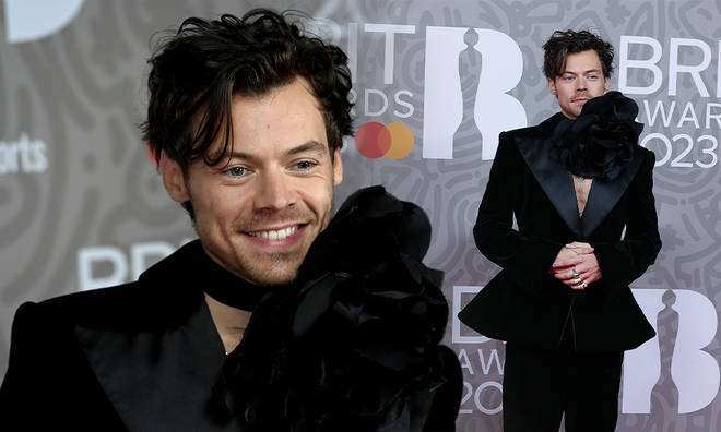 Harry Styles turned heads at the BRITs