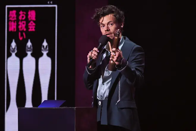Harry Styles thanked One Direction during his Brit Award win