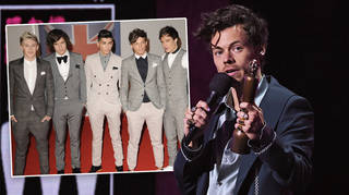Harry Styles shouted out One Direction during his BRITs winning speech