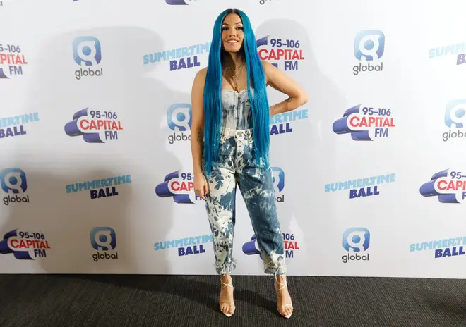Mabel on the red carpet at Capital’s Summertime Ball 2019