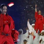 All the photos from Rihanna's Super Bowl performance